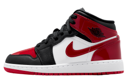 Air Jordan 1 Mid GS Black / White / Varsity Red