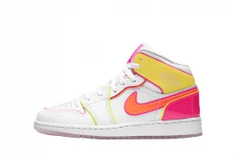 Air Jordan 1 Mid GS Edge Glow