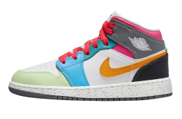 Air Jordan 1 Mid GS Multicolor