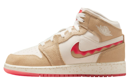 Air Jordan 1 Mid GS Peanut Butter Jelly