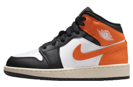 Air Jordan 1 Mid GS Starfish / White