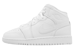 Air Jordan 1 Mid GS White