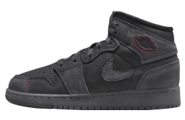 Air Jordan 1 Mid SE Craft GS Dark Smoke Grey / Varsity Red