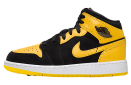 Air Jordan 1 Mid SE GS Black / White / Varsity Maize