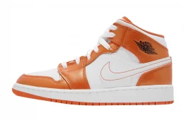 Air Jordan 1 Mid SE GS Electro Orange