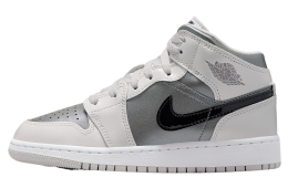 Air Jordan 1 Mid SE GS Photon Dust / Flat Pewter