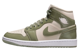 Air Jordan 1 Mid Sea Glass / Oil Green