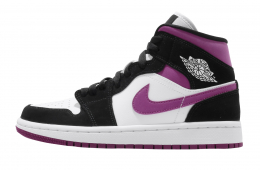 Air Jordan 1 Mid WMNS Black Cactus Flower