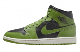 Air Jordan 1 Mid WMNS Black Green