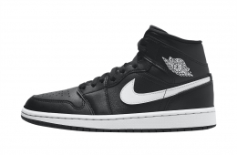 Air Jordan 1 Mid WMNS Black White