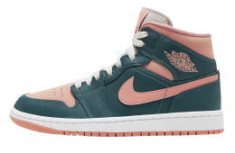 Air Jordan 1 Mid WMNS Dark Teal Green