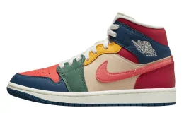 Air Jordan 1 Mid WMNS Multi-Color