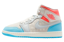 Air Jordan 1 Mid WMNS Sail / Hot Lava
