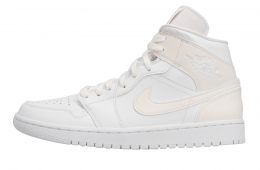 Air Jordan 1 Mid WMNS Triple White