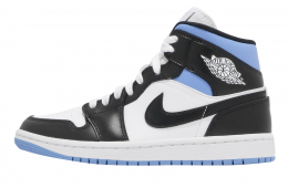 Air Jordan 1 Mid WMNS White Black University Blue