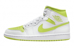 Air Jordan 1 Mid WMNS White Lime