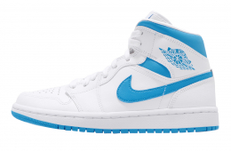 Air Jordan 1 Mid WMNS White Powder Blue