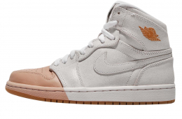 Air Jordan 1 Retro High WMNS Dipped Toe White Metallic Gold