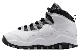 Air Jordan 10 GS White / Light Steel Grey
