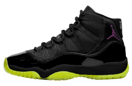 Air Jordan 11 GS Black/Barely Volt