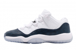 Jordan Comfort Viz Air 11 Low GS Blue Snakeskin