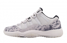 Jordan Comfort Viz Air 11 Low GS Snakeskin Light Bone