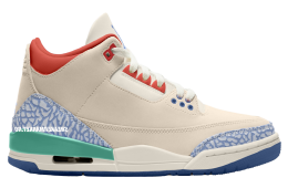 Air Jordan 3 Chalk / Track Red