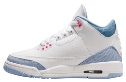 Air Jordan 3 GS White / Cobalt Bliss