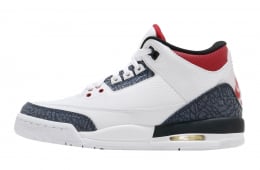 Air Jordan 3 SE GS Denim Fire Red