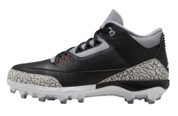 Air Jordan 3 TD Cleat Black Cement