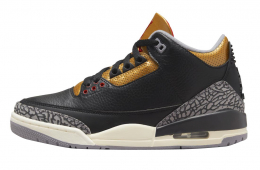 Air Jordan 3 WMNS Black Gold