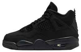 Air Jordan 4 GS Black / Light Graphite