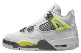 Air Jordan 4 GS White / Light Lemon Twist