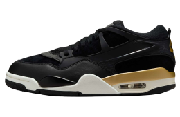 Air Jordan 4 RM Black / Sail / Metallic Gold