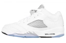 Air Jordan 5 Low GS White Wolf Grey