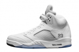 BUY Air Jordan 5 White Metallic Silver Kixify Marketplace