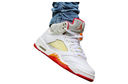Air Jordan 5 White / Sunset