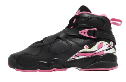 Air Jordan 8 Retro GS Black / White