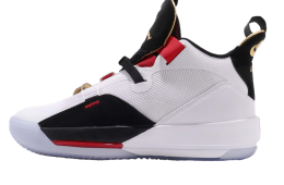 Air Jordan XXXIII PF White / Metallic Gold