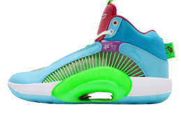 Air Jordan XXXV WIP PF Blue Fury / Metallic Silver