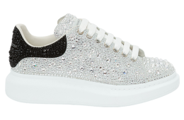 Alexander Mcqueen Crystal-Embellished Oversized White / Black