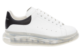 Alexander Mcqueen Oversized Transparent Sole White / Black