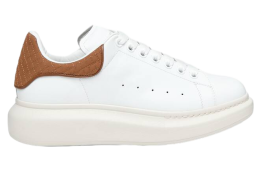 Alexander Mcqueen Oversized White / Tan