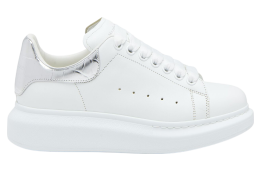 Alexander Mcqueen Oversized WMNS White /  Metallic Silver