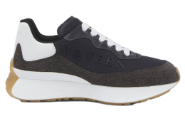 Alexander Mcqueen Sprint Runner Dark Grey / White