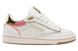 Angel Reese x Reebok Club C Bulc White / Coral Pink
