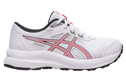 Asics Contend 8 GS White / Electric Red