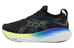 Asics GEL-Nimbus 25 2E Wide Black / Glow Yellow