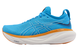 Asics GEL-Nimbus 25 2E Wide Island Blue / Sun Peach