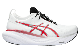 Asics Gel-Nimbus 25 Anniversary White / Classic Red